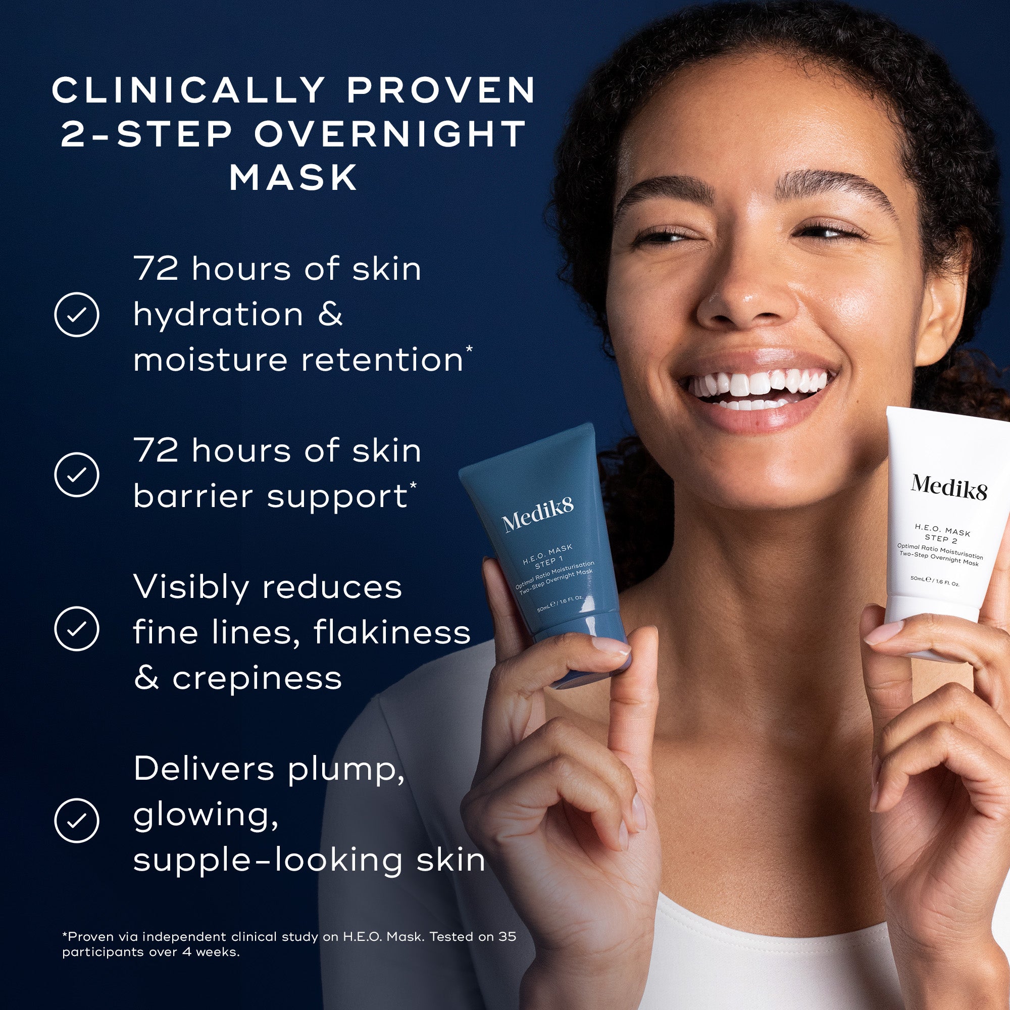 H.E.O.® Mask - Two Step Hydrating Overnight Mask – Medik8