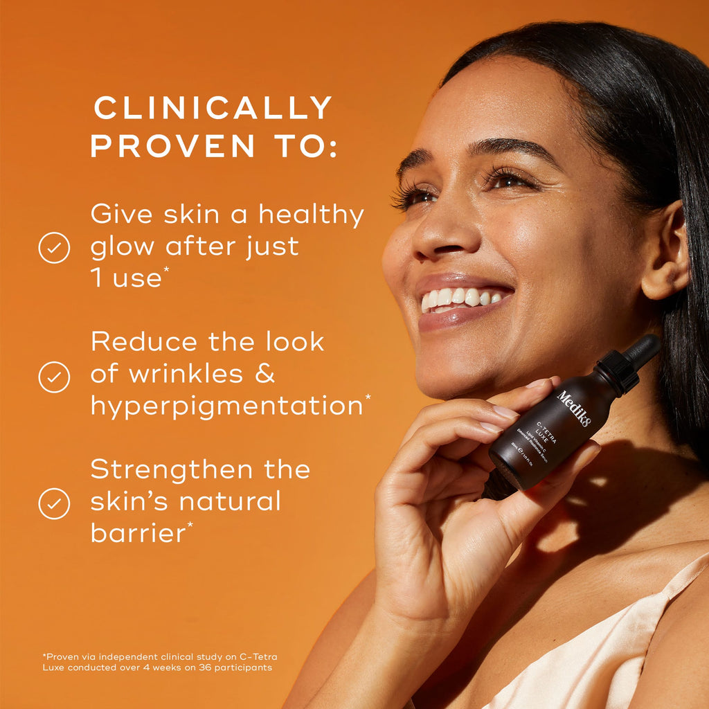 medik8 c tetra luxe lipid vitamin c enhanced radiance serum Travel Size C-Tetra® Luxe 8ml – Medik8