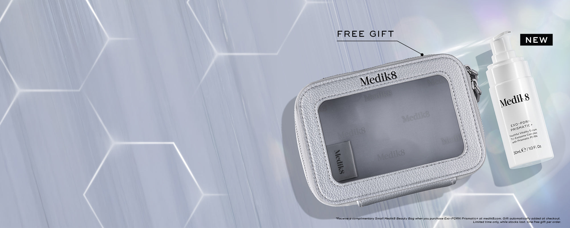 Free Silver Bag with every purchase of xo-PDRN Prismatic+